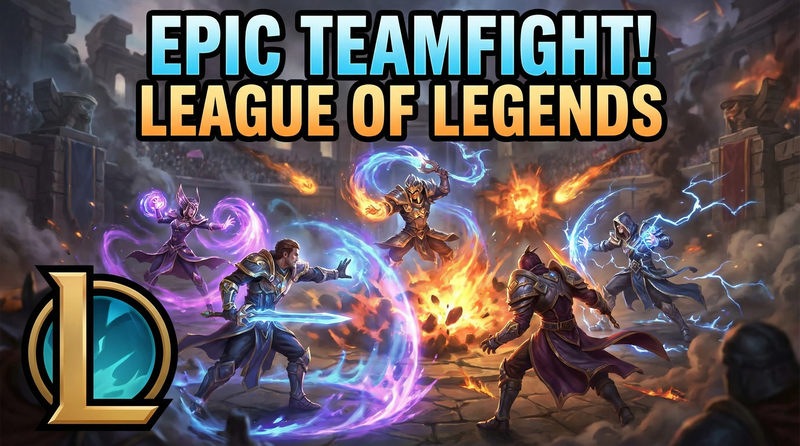 蜜芽英雄联盟团战解说视频